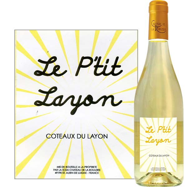 Le P'tit Layon, Coteaux du Layon Bio, Château de la Roulerie