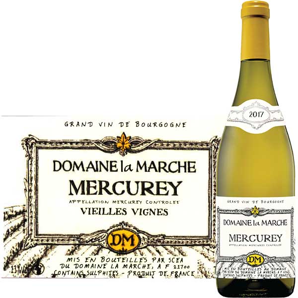 Mercurey Blanc, Vieilles Vignes, Domaine La Marche, Bio
