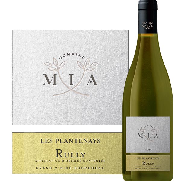 Rully Blanc Bio, Les Plantenays, Domaine Mia
