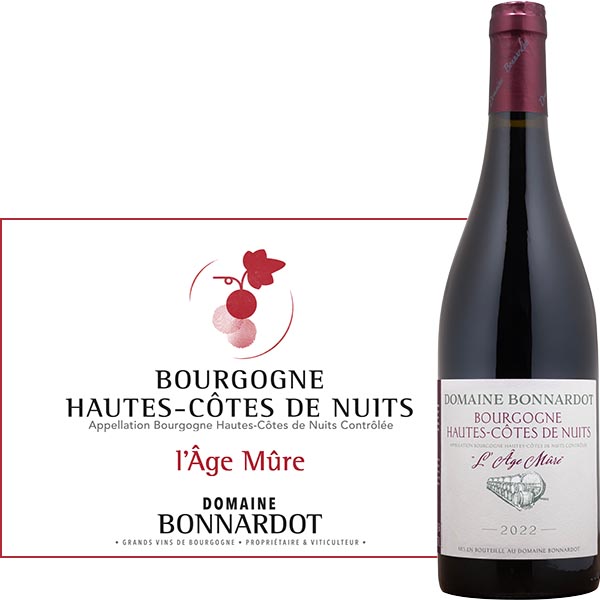 Bourgogne Hautes Côtes de Nuits Rouge "l'Âge Mûre" Domaine Bonnardot
