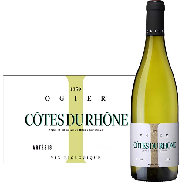 Côtes du Rhône Blanc "Artésis" Bio, Ogier