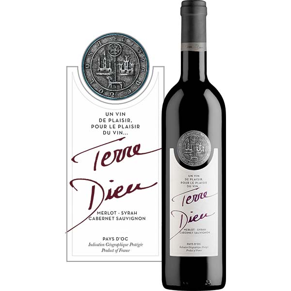 Terre Dieu Rouge, IGP Pays d'Oc, Merlot, Syrah & Cabernet