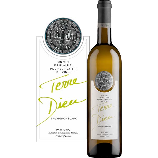 Terre Dieu Blanc, IGP Pays d'Oc, Sauvignon Blanc