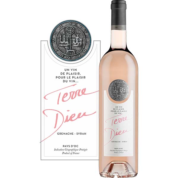 Terre Dieu Rosé, IGP Pays d'Oc, Grenache & Syrah