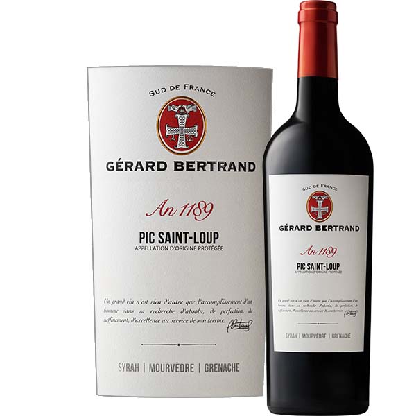 Héritage Pic Saint-Loup AOP "An 1189", Gérard Bertrand