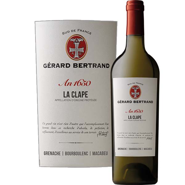 Héritage La Clape Blanc AOP "An 1650", Gérard Bertrand