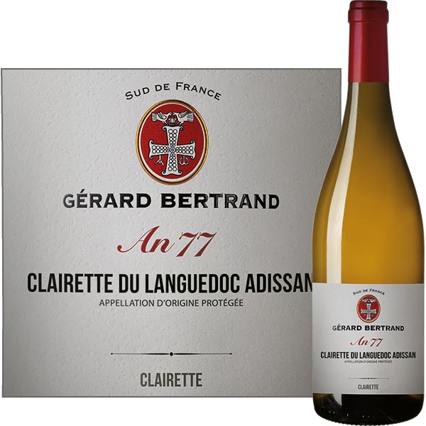 Héritage Clairette d’Adissan AOP, An 77, Bio, Gérard Bertrand