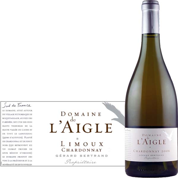 Domaine de l'Aigle, Chardonnay Bio, AOP Limoux, Gérard Bertrand