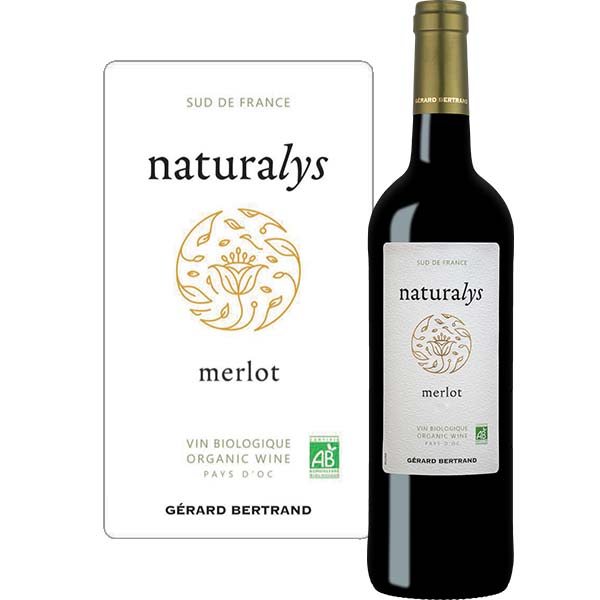 Merlot Bio Naturalys, IGP d'Oc, Gérard Bertrand