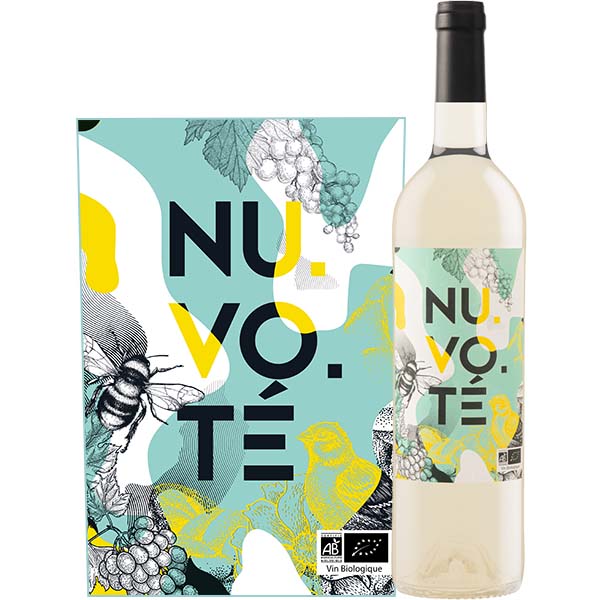 NU.VO.TÉ Blanc, Vin de France Organic