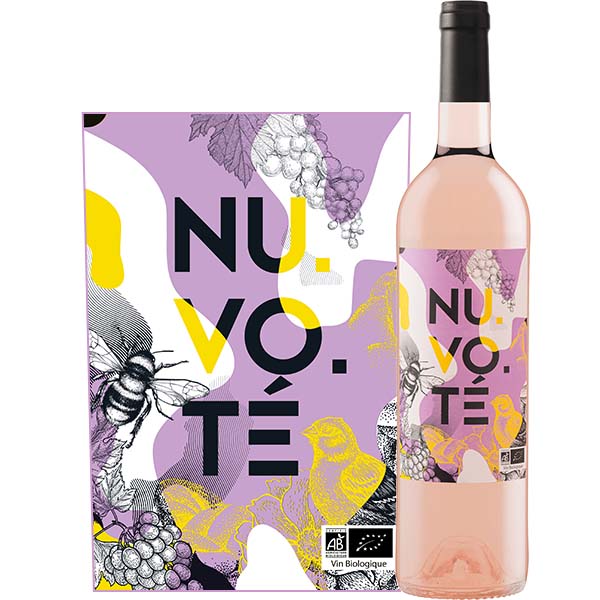 NU.VO.TE Rosé, Vin de France Organic