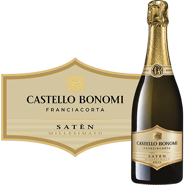 Franciacorta DOCG “SATEN” Millesimato Brut Bio, Castello Bonomi