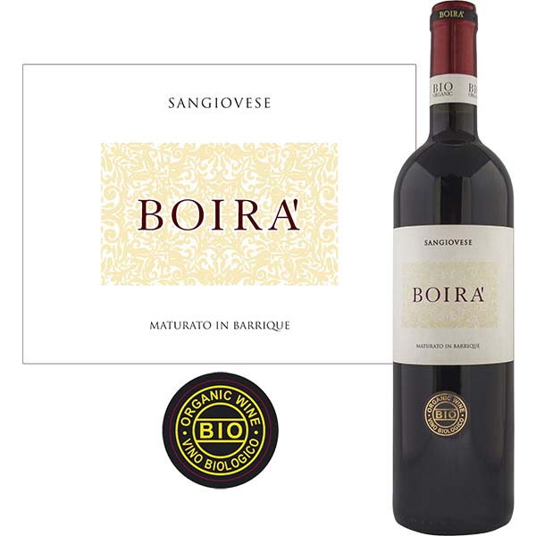Boira' Bio, Sangiovese Maturato in Barrique, Marche IGT, Cantine Volpi