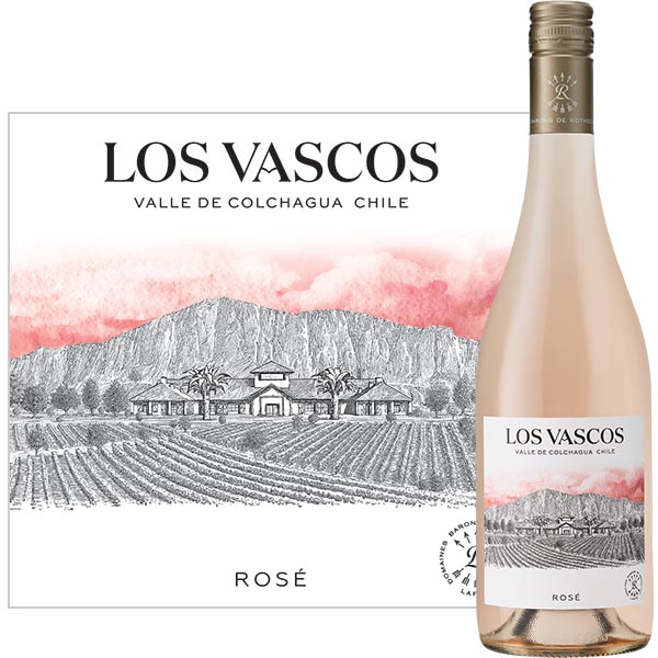 Los Vascos Rosé, Colchagua, Domaine Barons de Rothschild (Lafite)