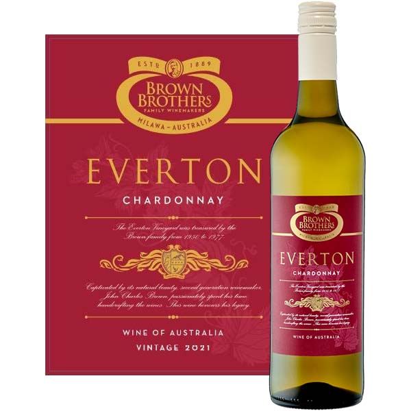 Everton White, Chardonnay, Brown Brothers Australië